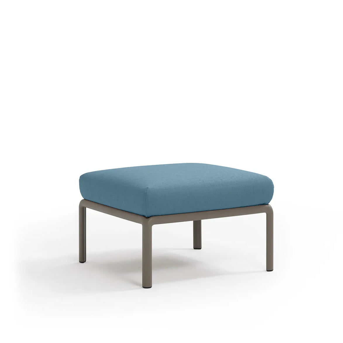 Pouf Komodo Nardi – structure gris tourterelle, coussins Adriatic