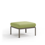 Pouf Komodo Nardi – structure gris tourterelle, coussins Avocado