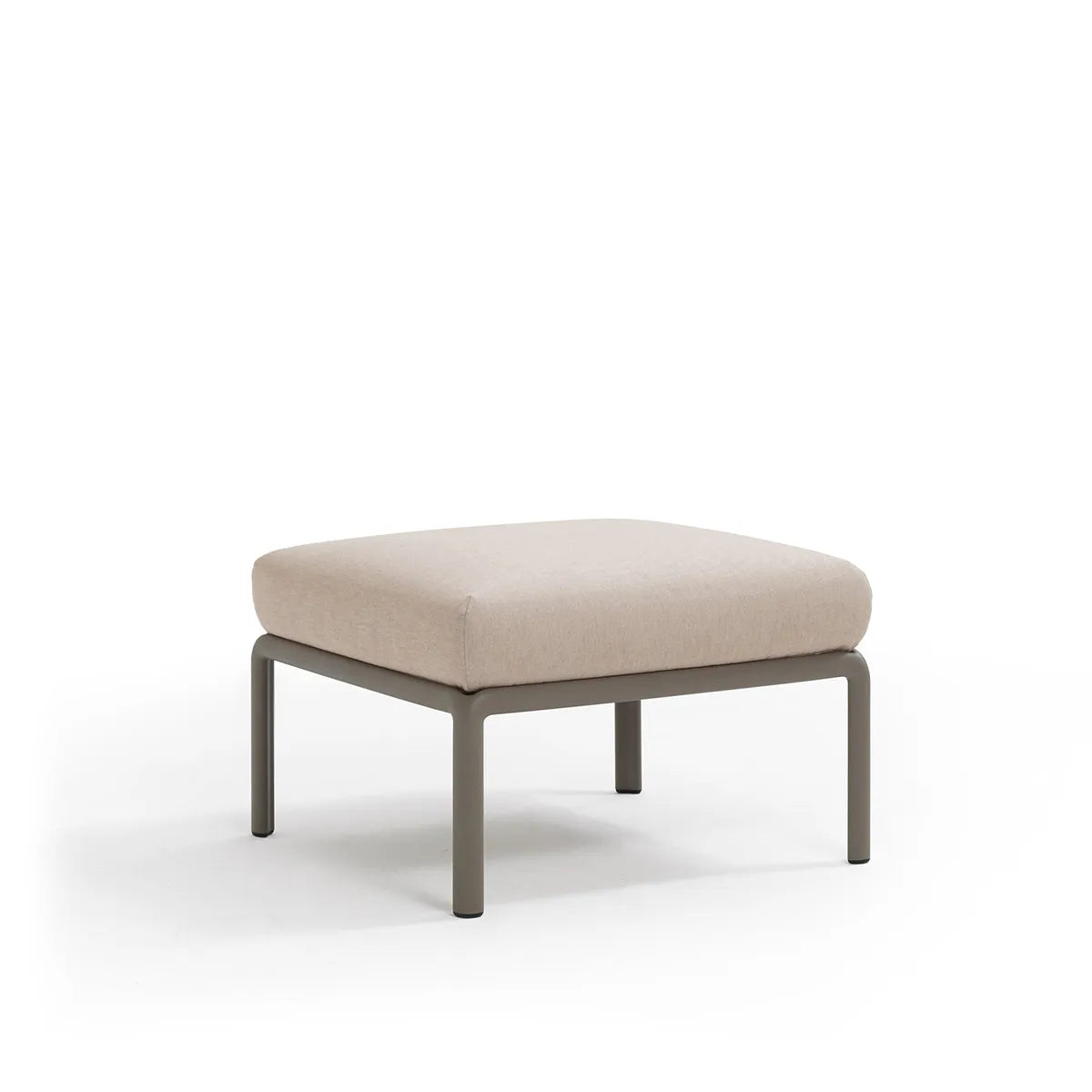Pouf Komodo Nardi – structure gris tourterelle, coussins Canvas