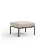 Pouf Komodo Nardi – structure gris tourterelle, coussins Panama