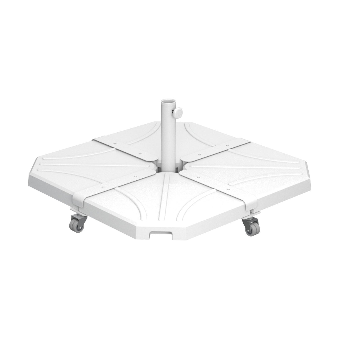 Base à roulettes Kit Cross Ezpeleta blanc