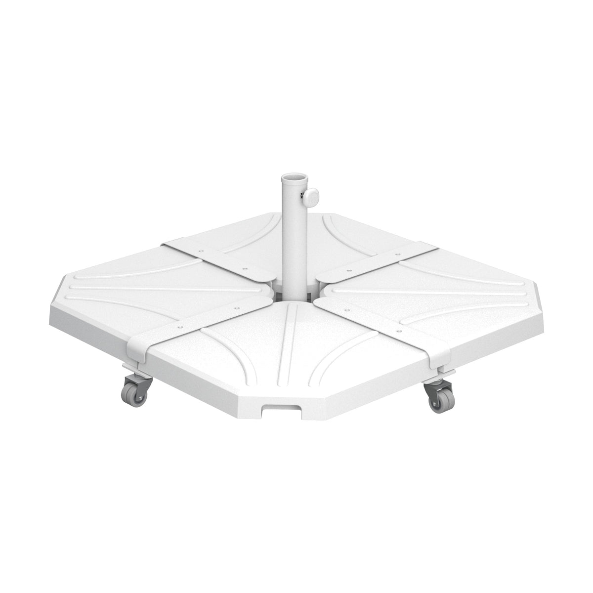 Base à roulettes Kit Cross Ezpeleta blanc