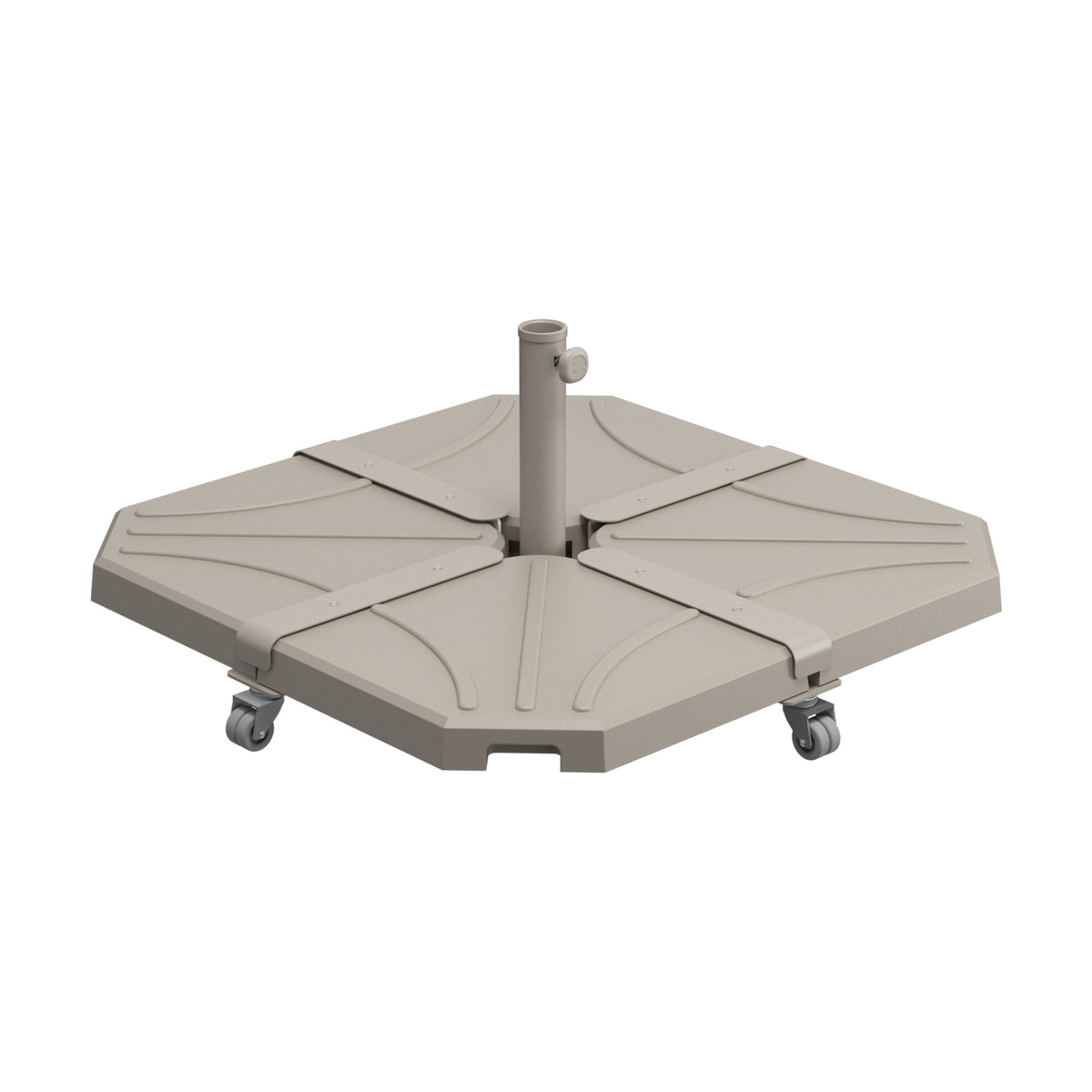 Base à roulettes Kit Cross Ezpeleta taupe
