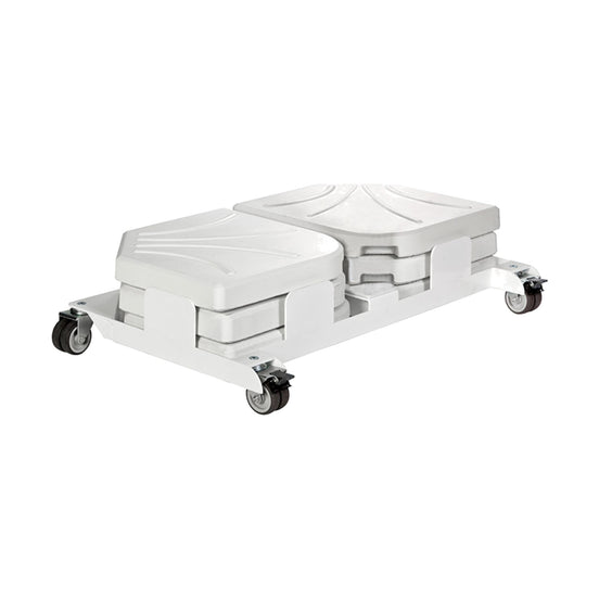 Base latérale à roulettes Kit Flexo Ezpeleta blanc