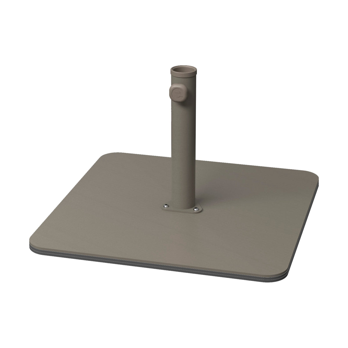 Base de parasol Loop Ezpeleta taupe, 3 plaques 50 kg