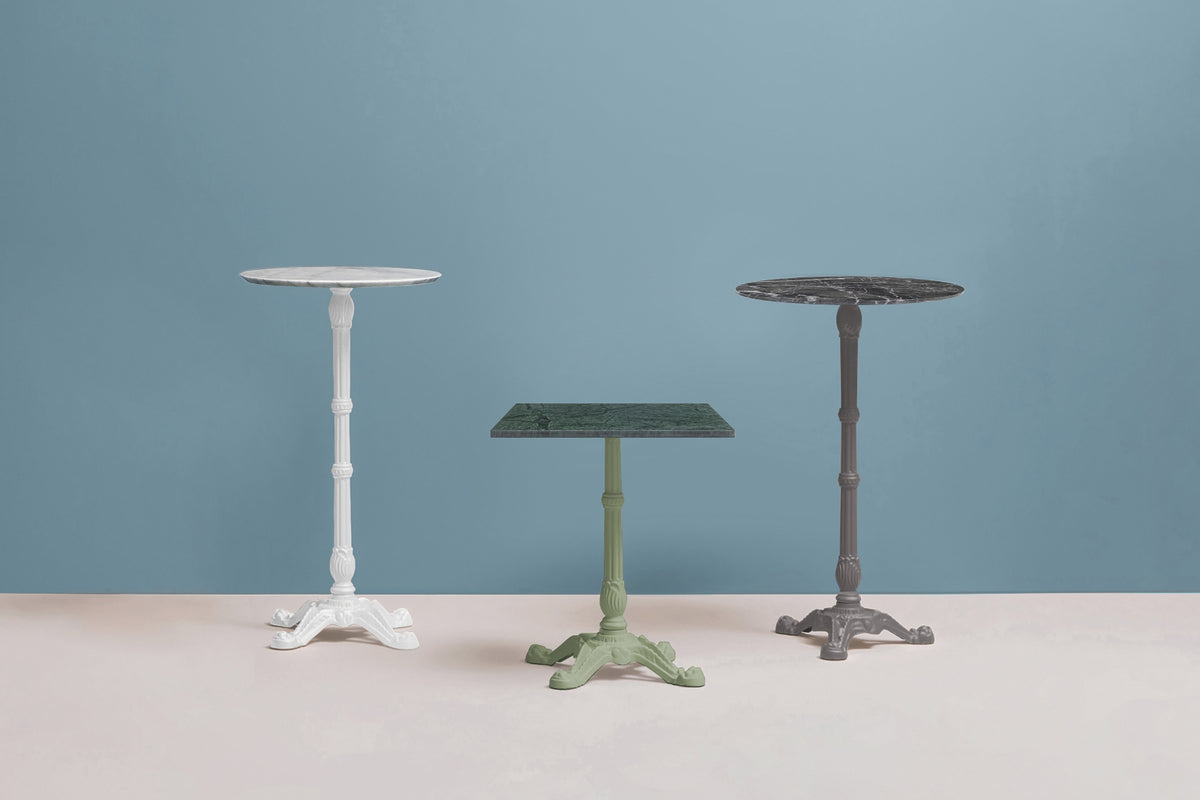 Tables avec plateaux en marbre Pedrali, rond et carré
