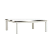 Table basse Marine Ezpeleta, aluminium blanc