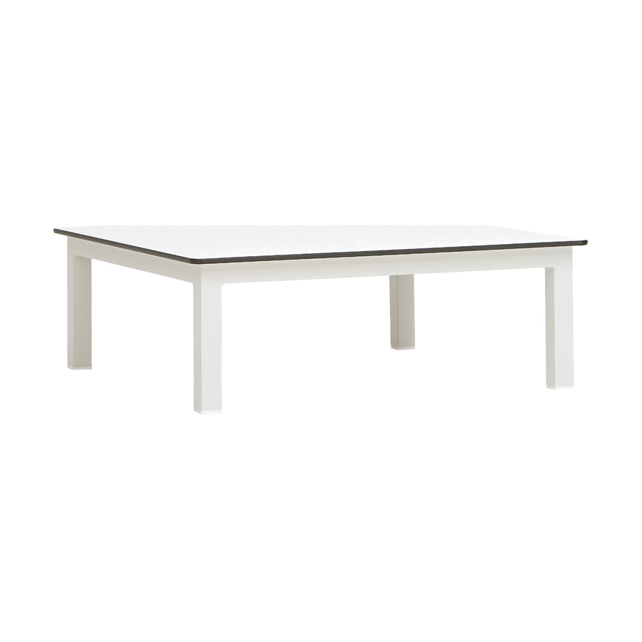 Table basse Marine Ezpeleta, aluminium blanc