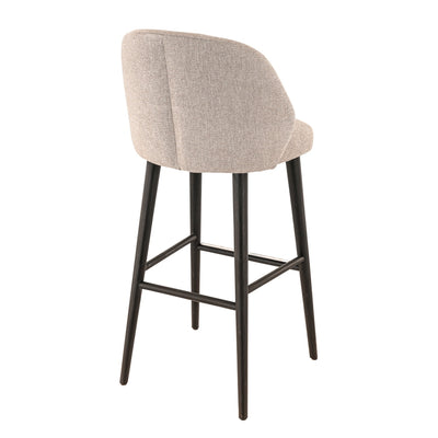 Tabouret Lionel — tabouret de comptoir de brasserie, coloris Greige 05