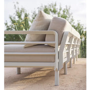 Canapé méridienne Maximo 4 Nardi – mise en scène terrasse