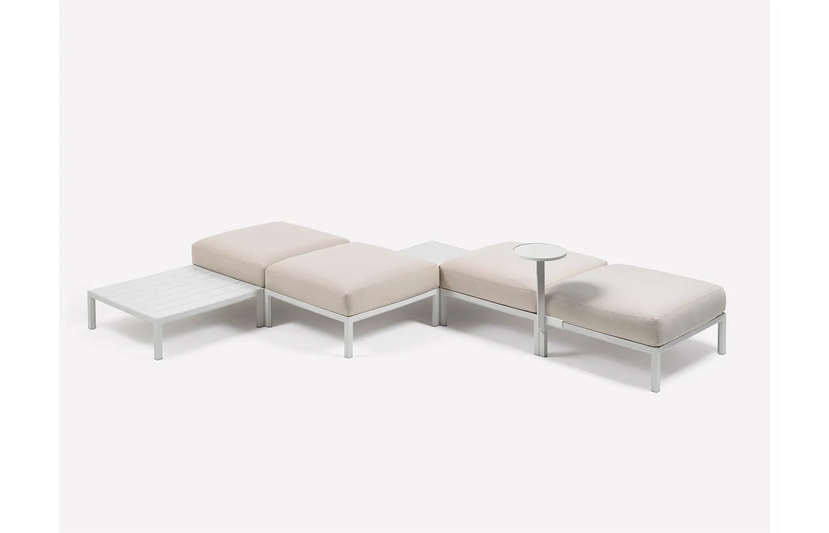 Table d'appoint Maximo Ø33 Nardi – mise en scène terrasse