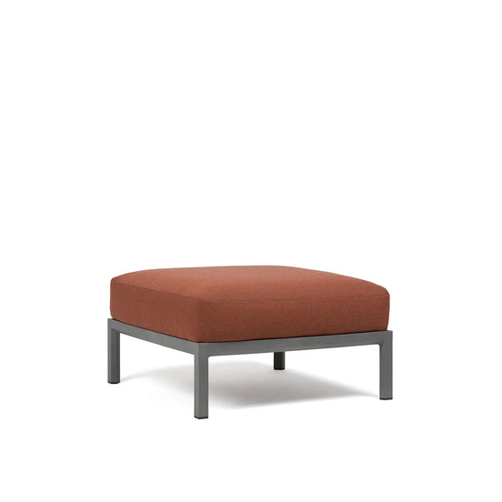 Pouf Maximo Nardi – structure basalte, coussins Cannella
