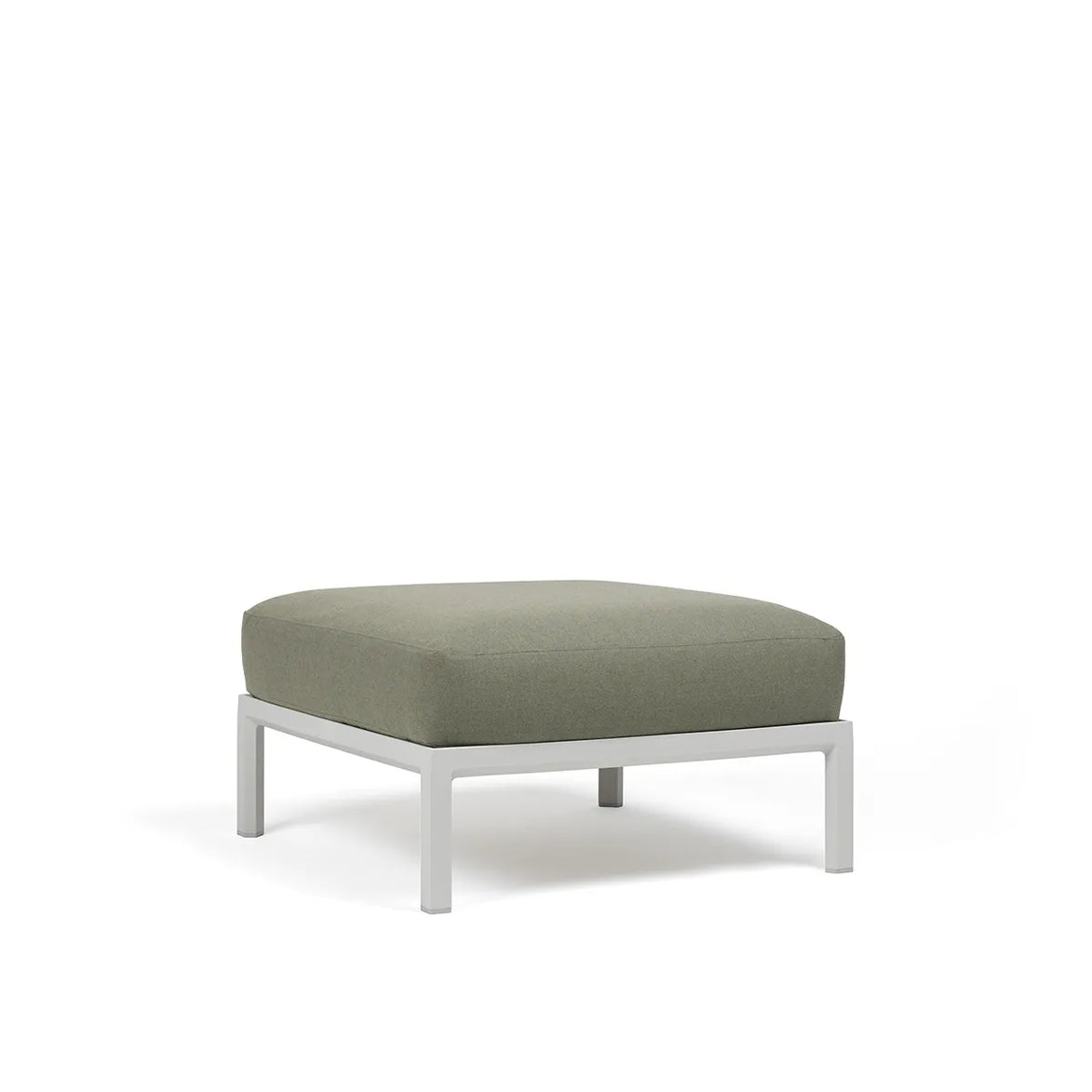 Pouf Maximo Nardi – structure blanc gesso, coussins Timo