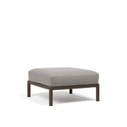 Pouf Maximo Nardi – structure terre sombre, coussins Lava
