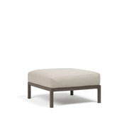 Pouf Maximo Nardi – structure terre sombre, coussins Perla