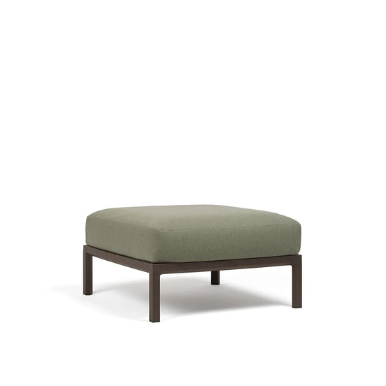 Pouf Maximo Nardi – structure terre sombre, coussins Timo