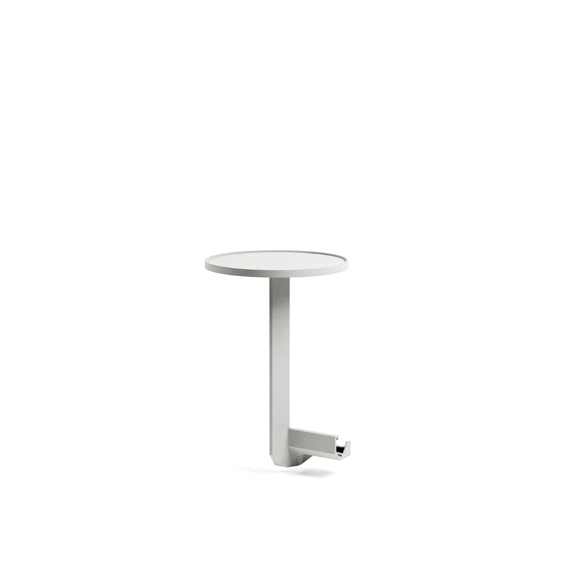 Table d'appoint Maximo Ø33 Nardi – coloris blanc gesso