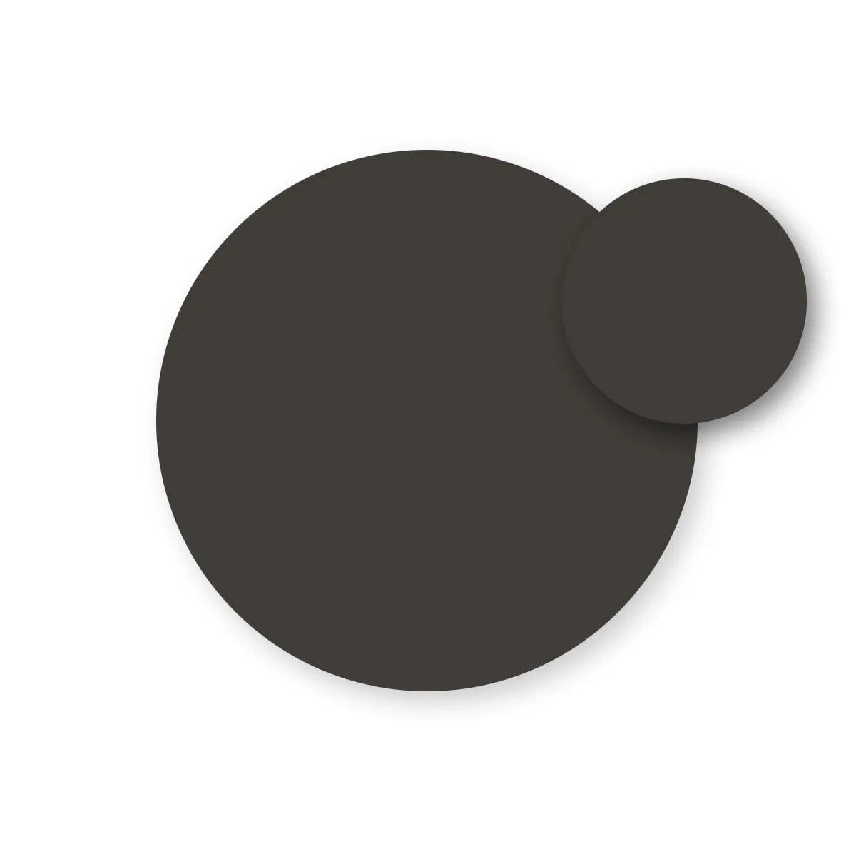 Plateau stratifié rond Nardi – coloris Anthracite