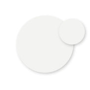 Plateau stratifié rond Nardi – coloris Blanc