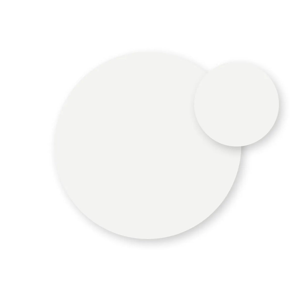 Plateau stratifié rond Nardi – coloris Blanc