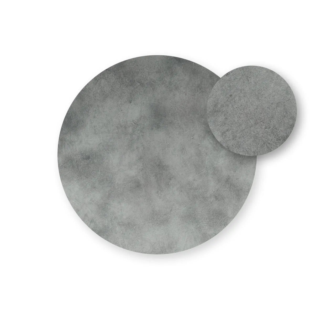 Plateau stratifié rond Nardi – coloris Ciment