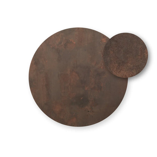Plateau stratifié rond Nardi – coloris Corten