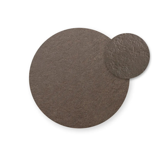Plateau stratifié rond Nardi – coloris Tabac Materia