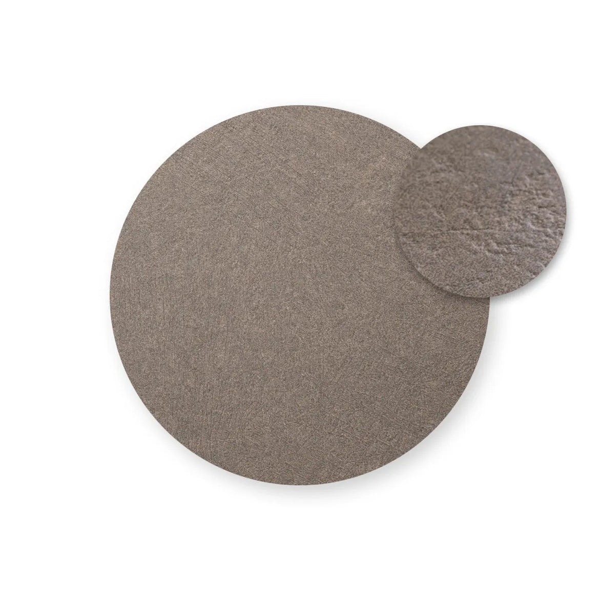 Plateau stratifié rond Nardi – coloris Tourterelle Materia