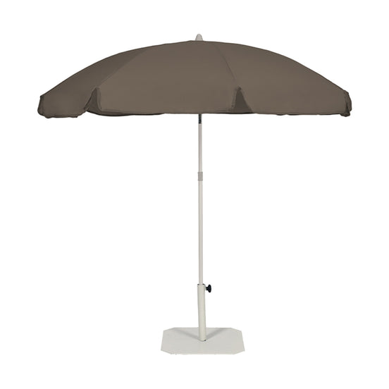 Parasol Ons Ø 200 cm Ezpeleta, toile taupe