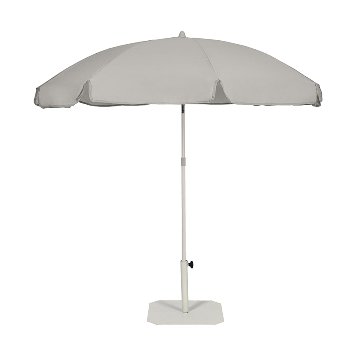 Parasol Ons Ø 200 cm Ezpeleta, toile sable