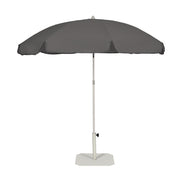 Parasol Ons Ø 200 cm Ezpeleta, toile anthracite