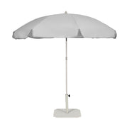 Parasol Ons Ø 200 cm Ezpeleta, toile blanche