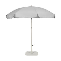 Parasol Ons Ø 200 cm Ezpeleta, toile blanche