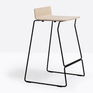 Tabouret Osaka Metal 5716 vue de trois quarts