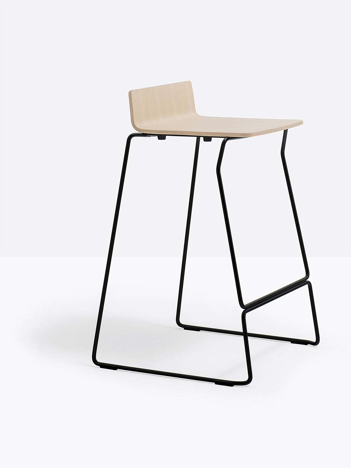 Tabouret Osaka Metal 5716 vue de trois quarts