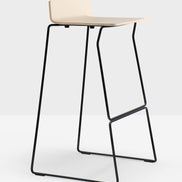 Tabouret Osaka Metal 5717 vue de trois quarts
