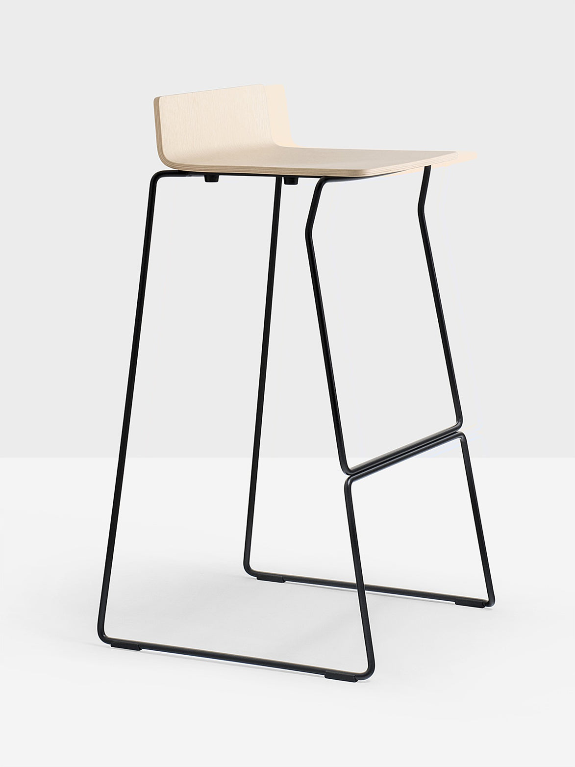 Tabouret Osaka Metal 5717 vue de trois quarts