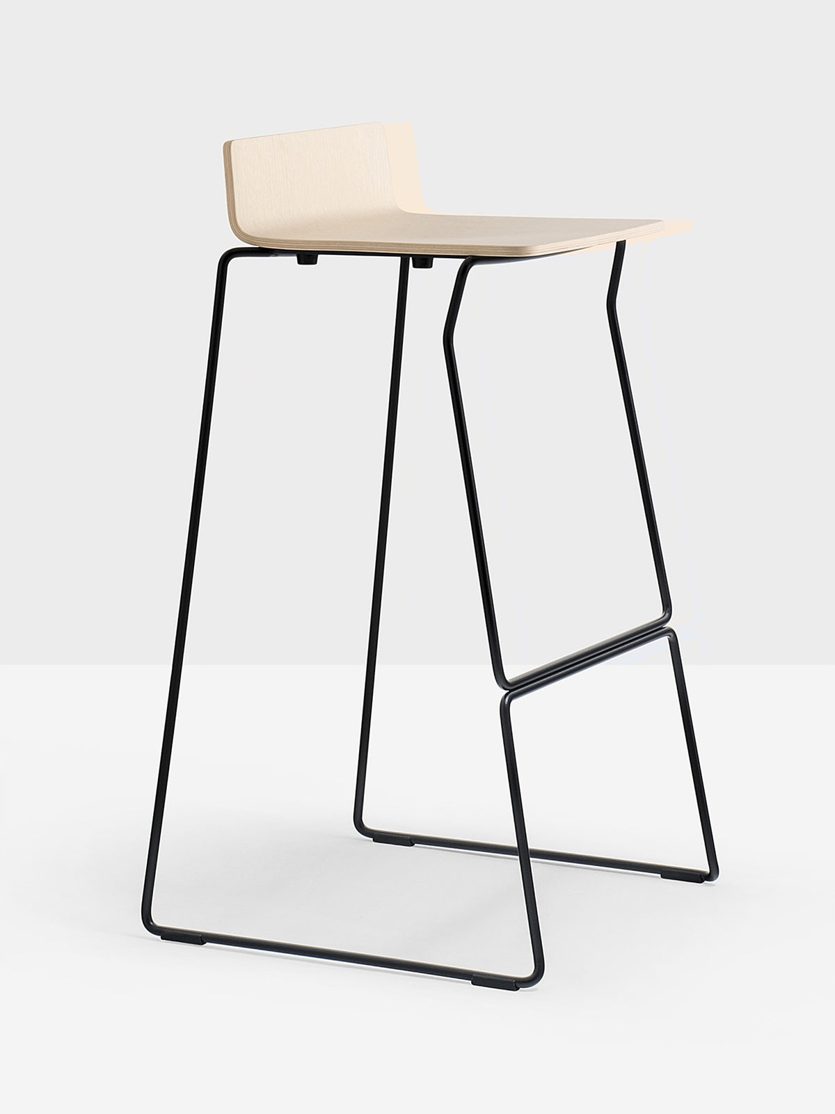 Tabouret Osaka Metal 5717 vue de trois quarts