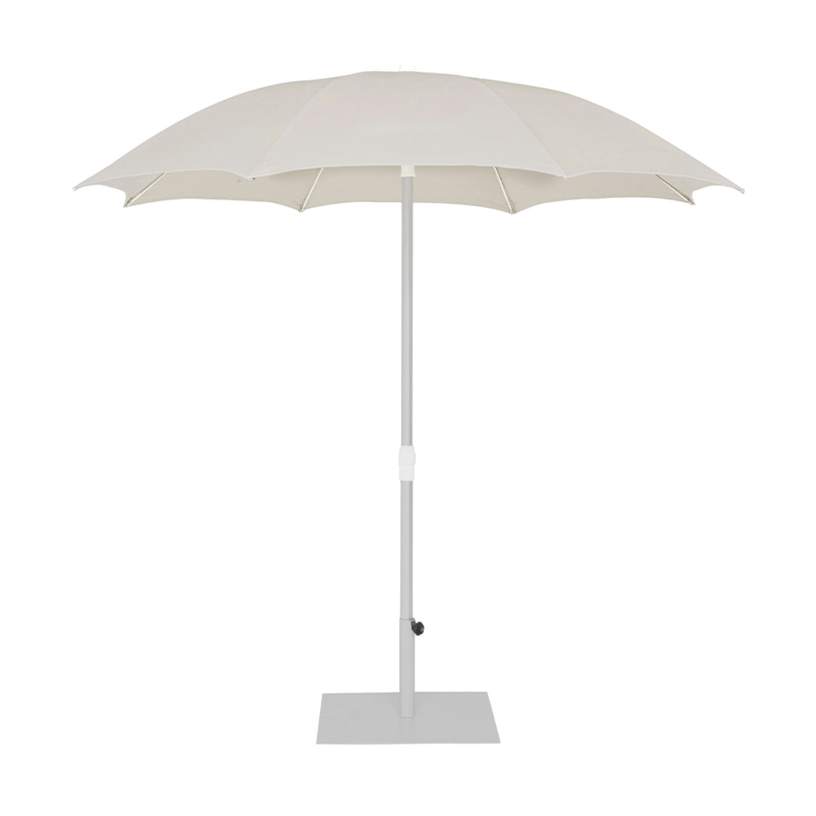 Parasol Palma Ø 250 cm Ezpeleta, toile sable