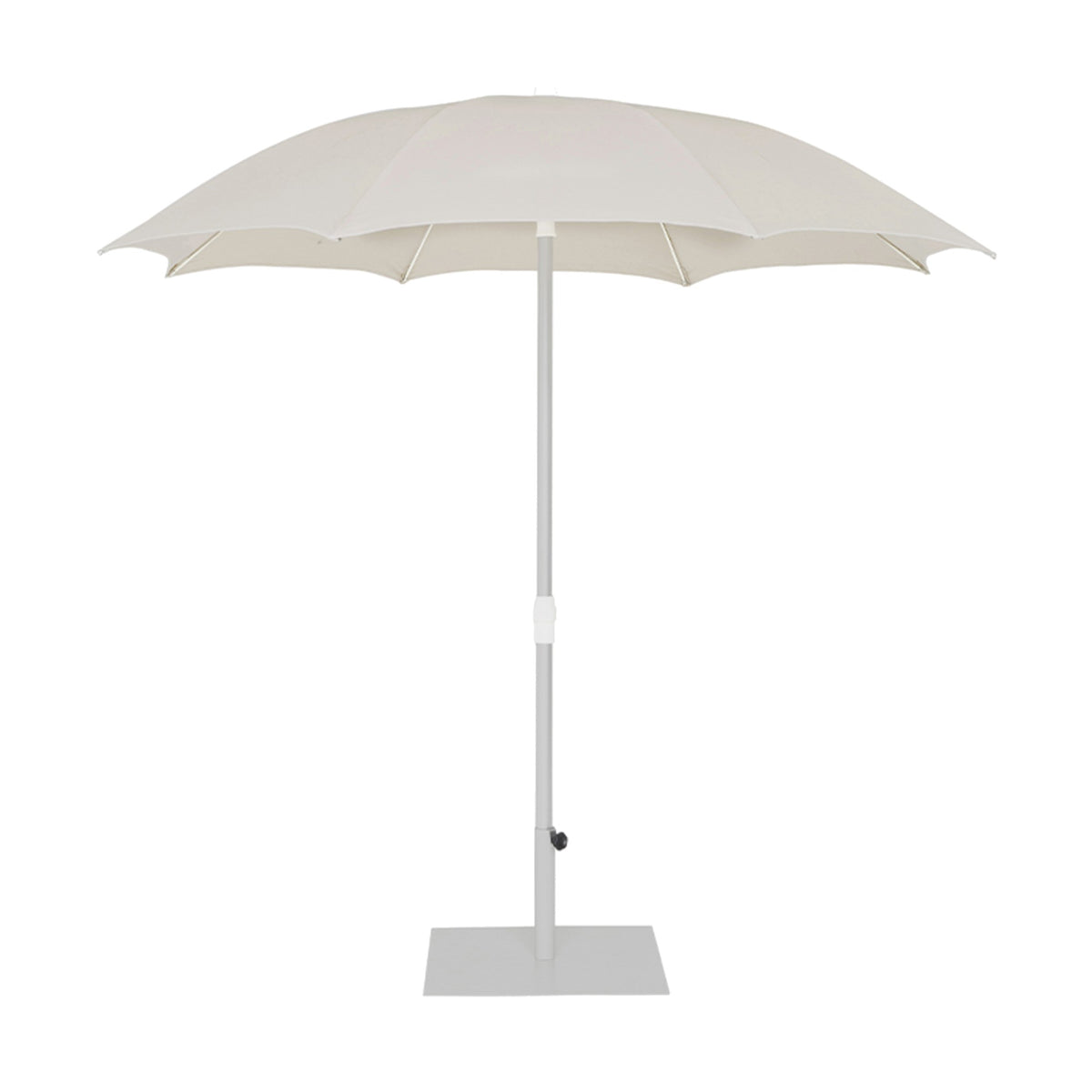 Parasol Palma Ø 250 cm Ezpeleta, toile sable