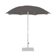 Parasol Palma Ø 250 cm Ezpeleta, toile anthracite
