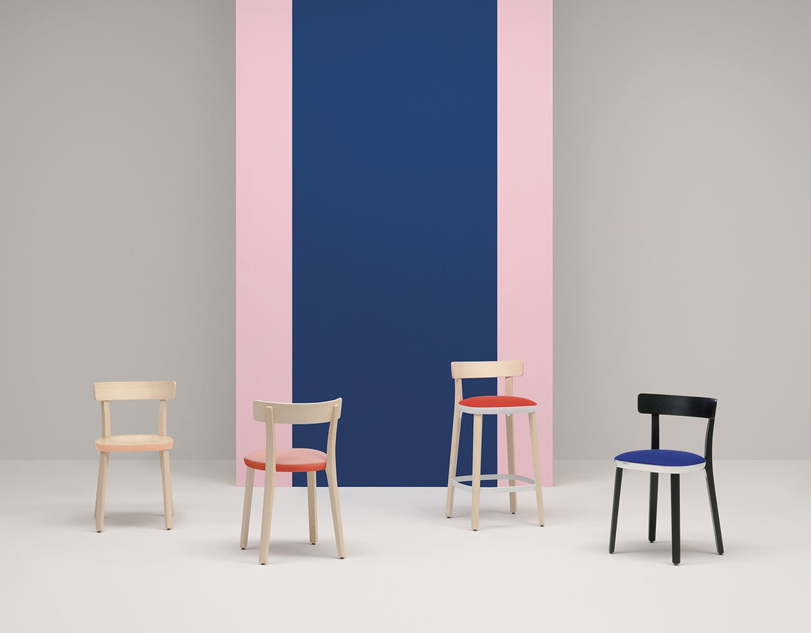 Gamme Folk Pedrali en situation, mobilier CHR