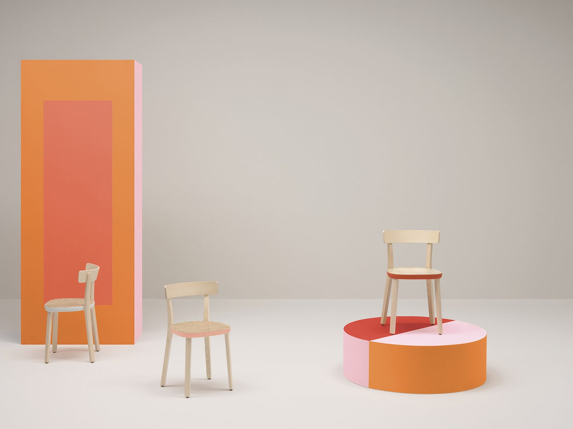 Gamme Folk Pedrali en situation, mobilier CHR