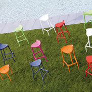 Gamme Happy Pedrali en situation, mobilier CHR