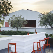 Gamme Happy Pedrali en situation, mobilier CHR