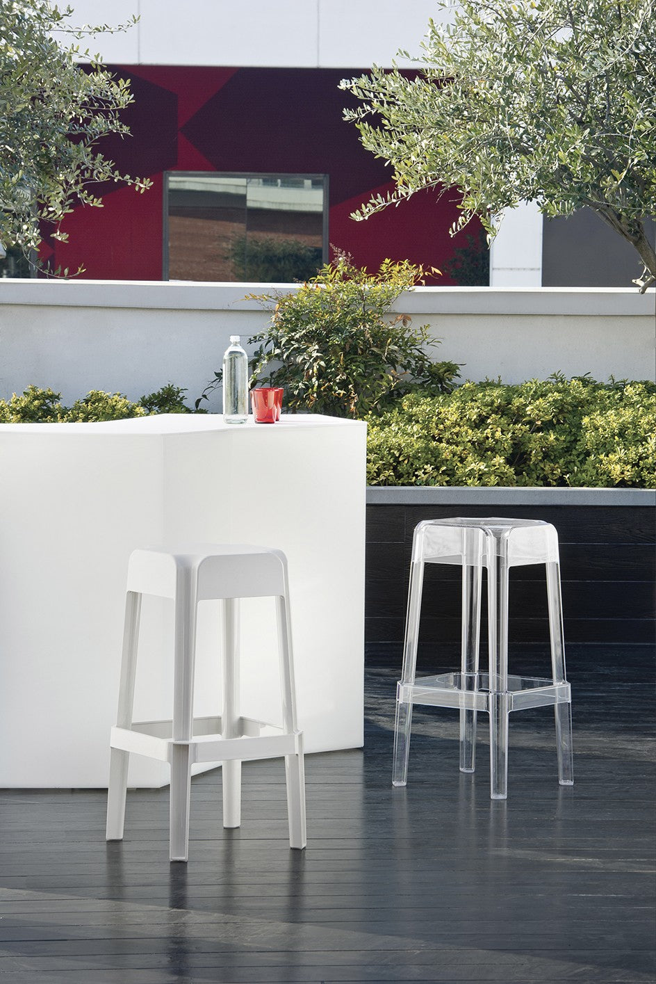 Gamme Rubik Pedrali en situation, mobilier CHR