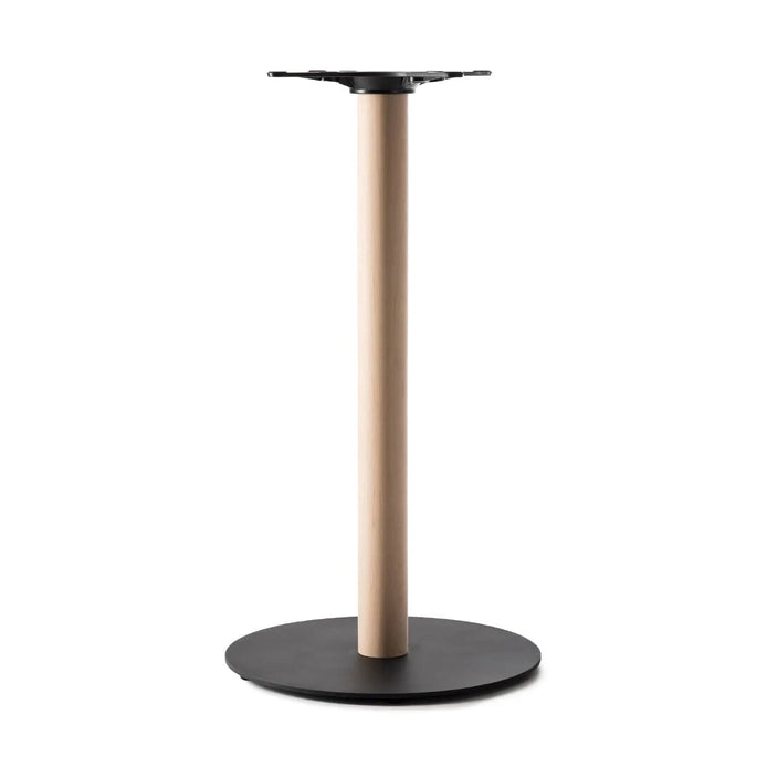 Piètement de bar Giorgia 108 cm — base large mange-debout en fonte d'acier