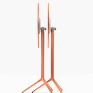 Piètement de bar Elliot rabattable 5474T Pedrali replié — coloris Orange AR500