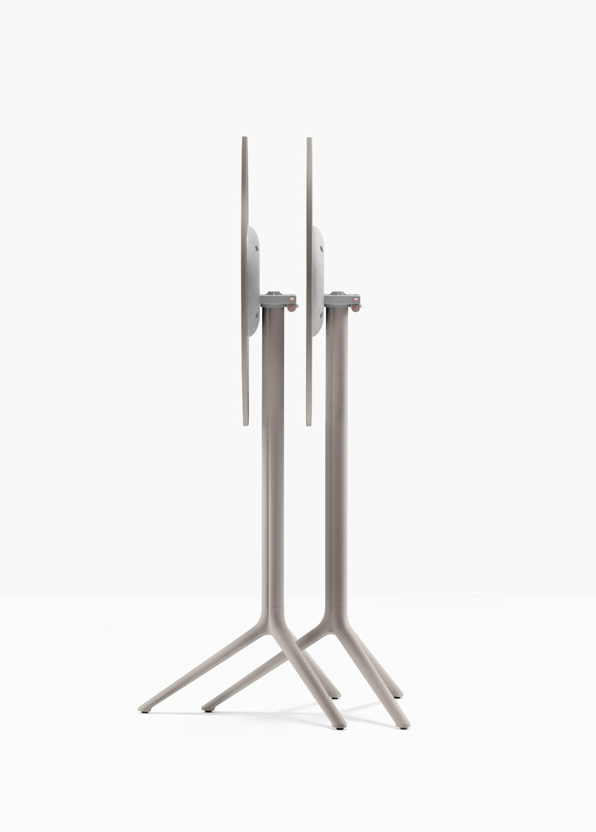 Piètement de bar Elliot rabattable 5474T Pedrali replié — coloris Taupe BE200