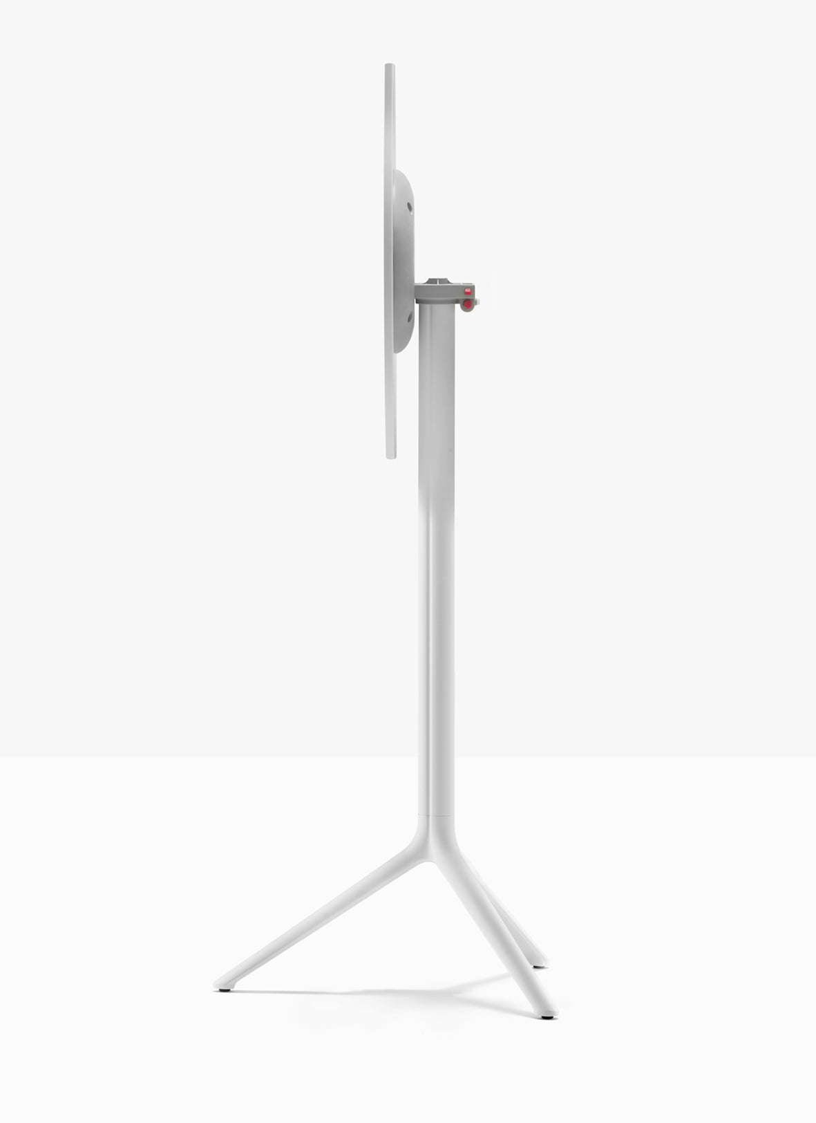 Piètement de bar Elliot rabattable 5474T Pedrali replié — coloris Blanc cassé BI200